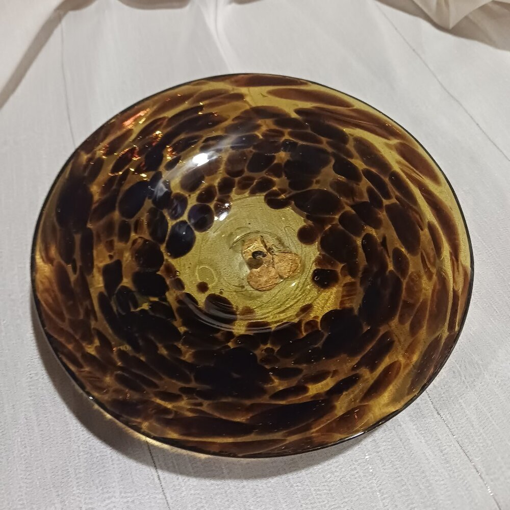 Home Innovations Brown and Amber Trinket